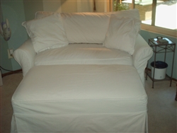 photo of Slipcover for Crate & Barrel Potomac Chair 1/2 Sleeper