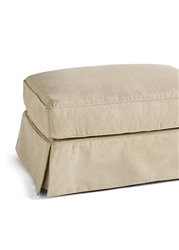 photo of Slipcover for Crate & Barrel Bloomsbury Ottoman and a Half