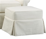 Slipcover for Crate &  Barrel Bayside Ottoman
