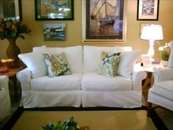 photo of Slipcover for Crate & Barrel Two Cushion Bayside Sofa