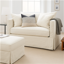 Slipcovers for Crate & Barrel Willow I Ottoman