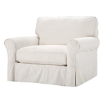 Arhaus Baldwin Sofa, arhaus baldwin  chair and half slipcover