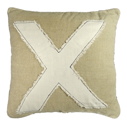 "X"  Pillow